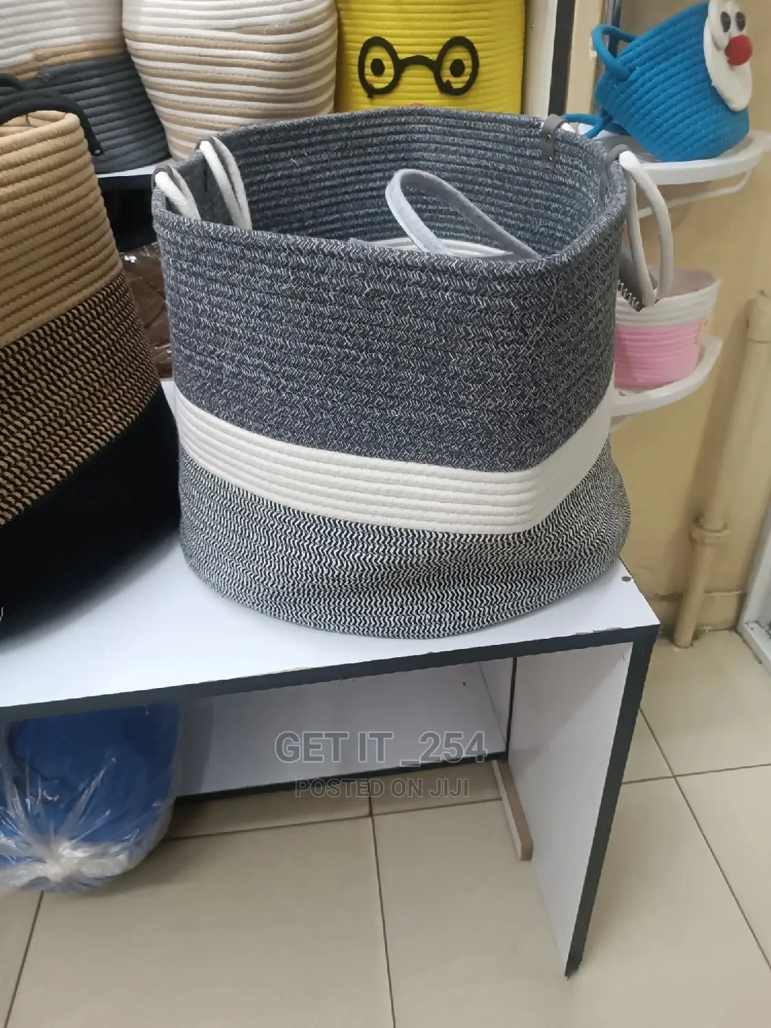 Canvas Laundry Basket