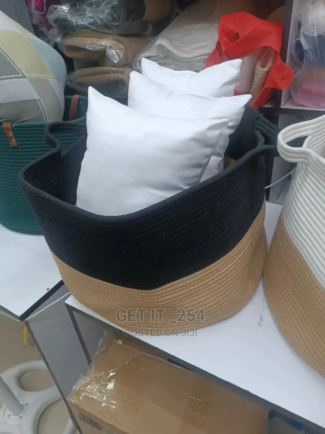 Canvas Laundry Basket