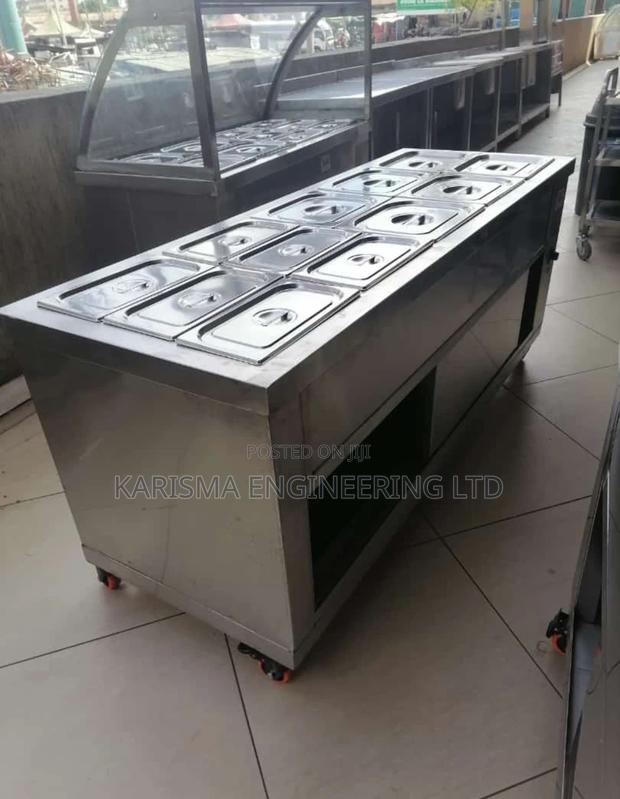 Stainless Steel 15 Divisions BAIN MARIE, Food Warmer