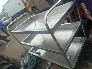 3 Tier Food Trolley, Hospital Food Trolley, Serving Trolley