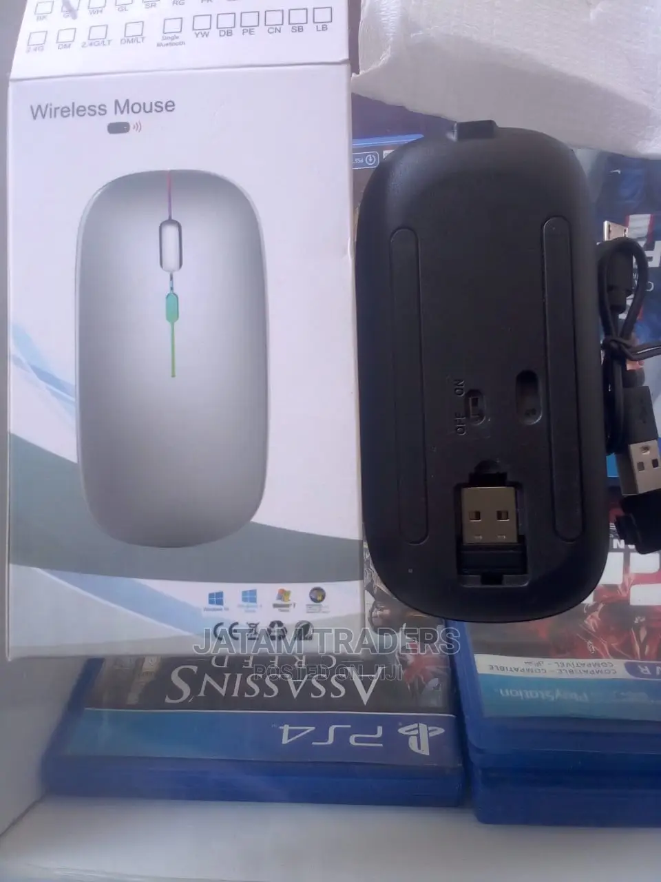 Ultra Slim Wireless Mouse -Rechargeable