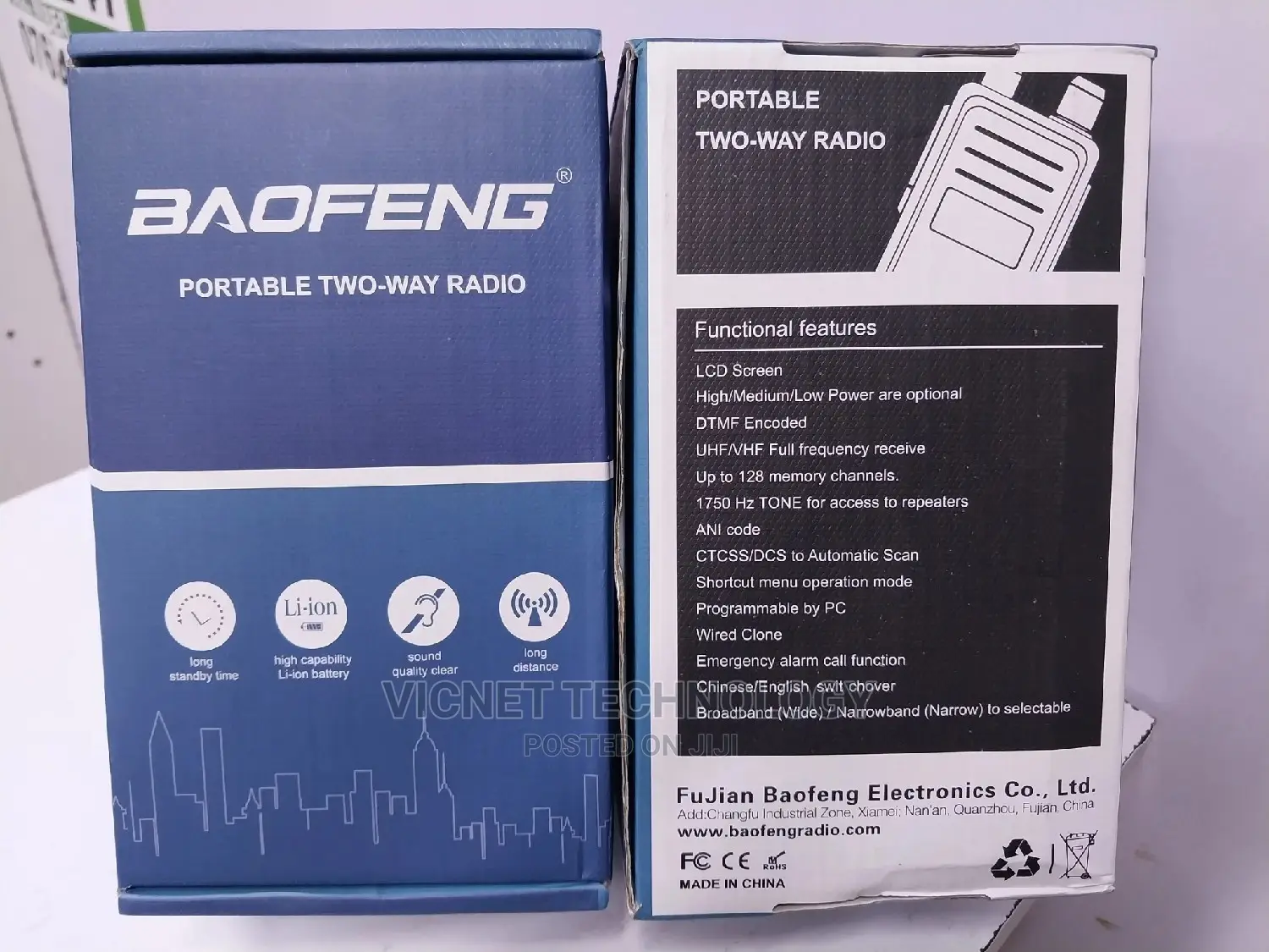 Baofeng Bf-H6 Uhf/VHF Walkie Talkie Long Range Two Way Radio