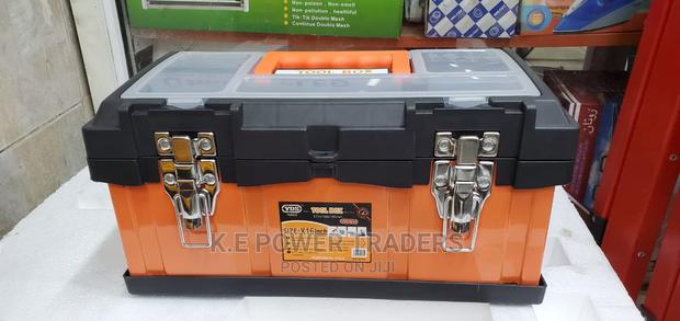 16" Empty Metallic Tool Box