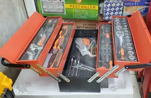 Complete Set85 Pieces Metallic Tool Box