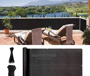Black Balcony Privacy Shield