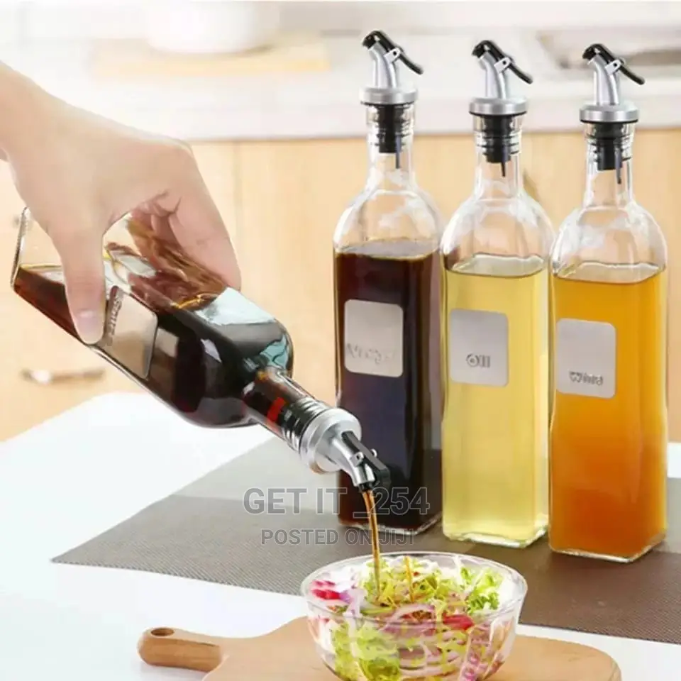 *Glass Oil/Vinegar Dispenser *500ml Capacity*