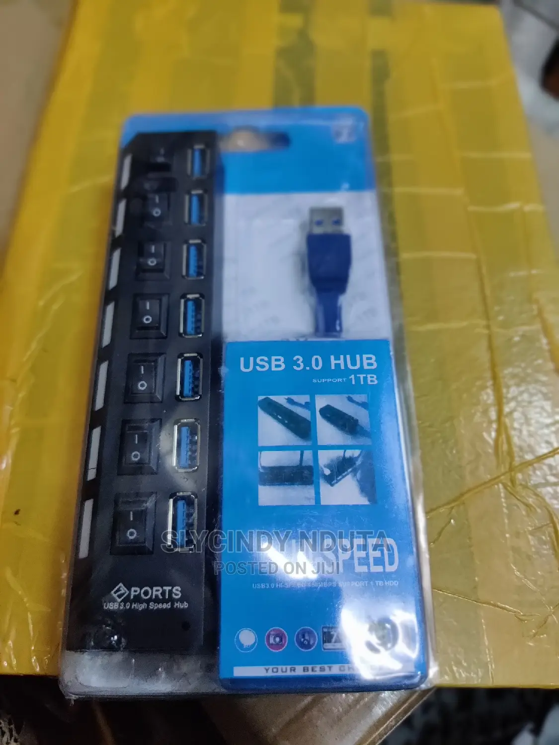 7ports USB 3.0 High Speed Hub Supoorts 1TB