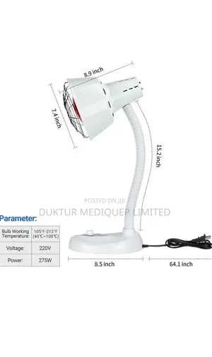 Infrared Lamp, 275w Near Infrared Light Therapy Heat Lamps