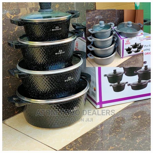 10pcs Bosch New Granite Coating Nonstick Cookware Set - main view