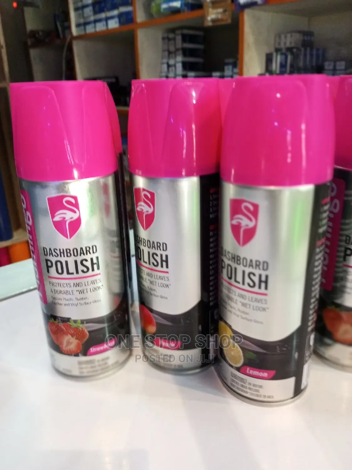 3 Flavours Flamingo Dashboard Polish in Nairobi Central Vehicle Parts