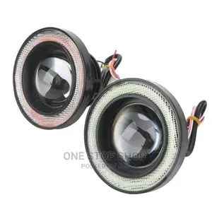 2.5/3/3.5 Inch Angel Eyes Fog Lights (Blue,White,Red)