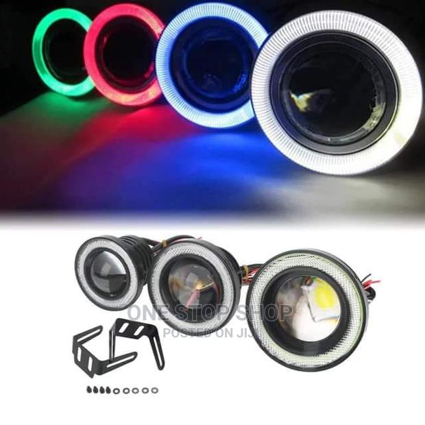 2.5/3/3.5 Inch Angel Eyes Fog Lights (Blue,White,Red)