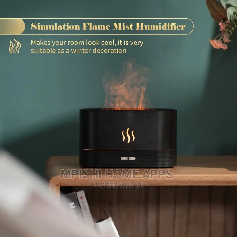 Humidifier With Flame Effect