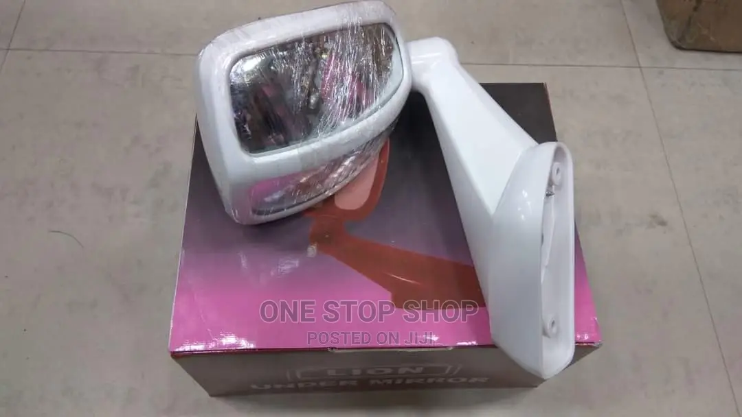 White Fender Wing Mirror for Prado 95