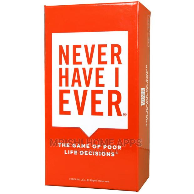 Never Have I Ever Game - main view