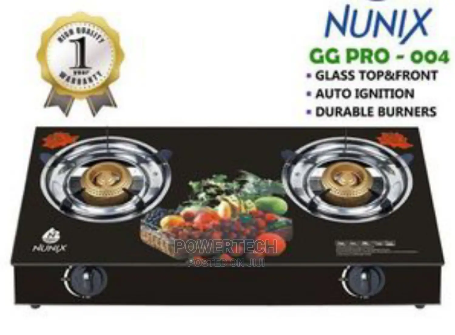 Nunix Table Top Burner Cooker- Double