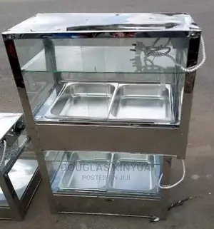 Stainless Steel Chips Display and Warmer.