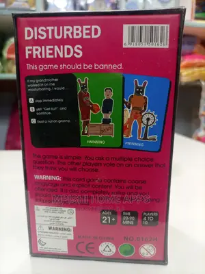 Disturbed Friends Card Game