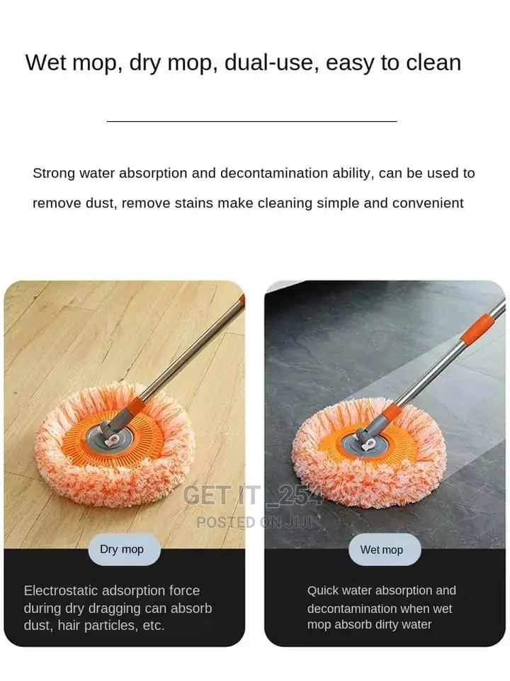 *Multifunctional Chenille Telescopic Cleaning Mop*