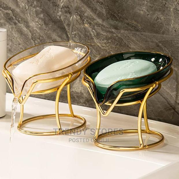 Gold Stylish Soap Holder - main view