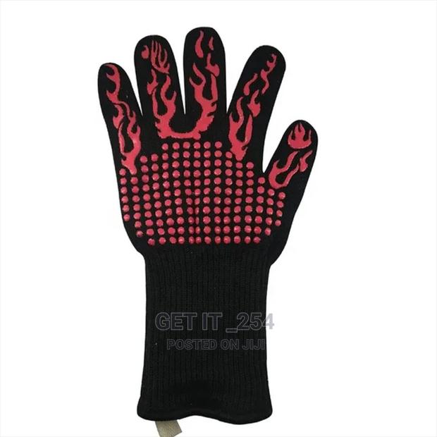 *BBQ Gloves High Temperature Resistance* * Per Pair - thumbnail 4