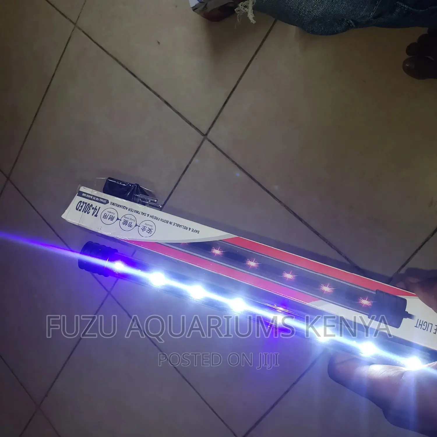 Blue and White Aquarium Light