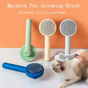 *Cat Dog Grooming Brush / Pet Hair Remover* Self Clea
