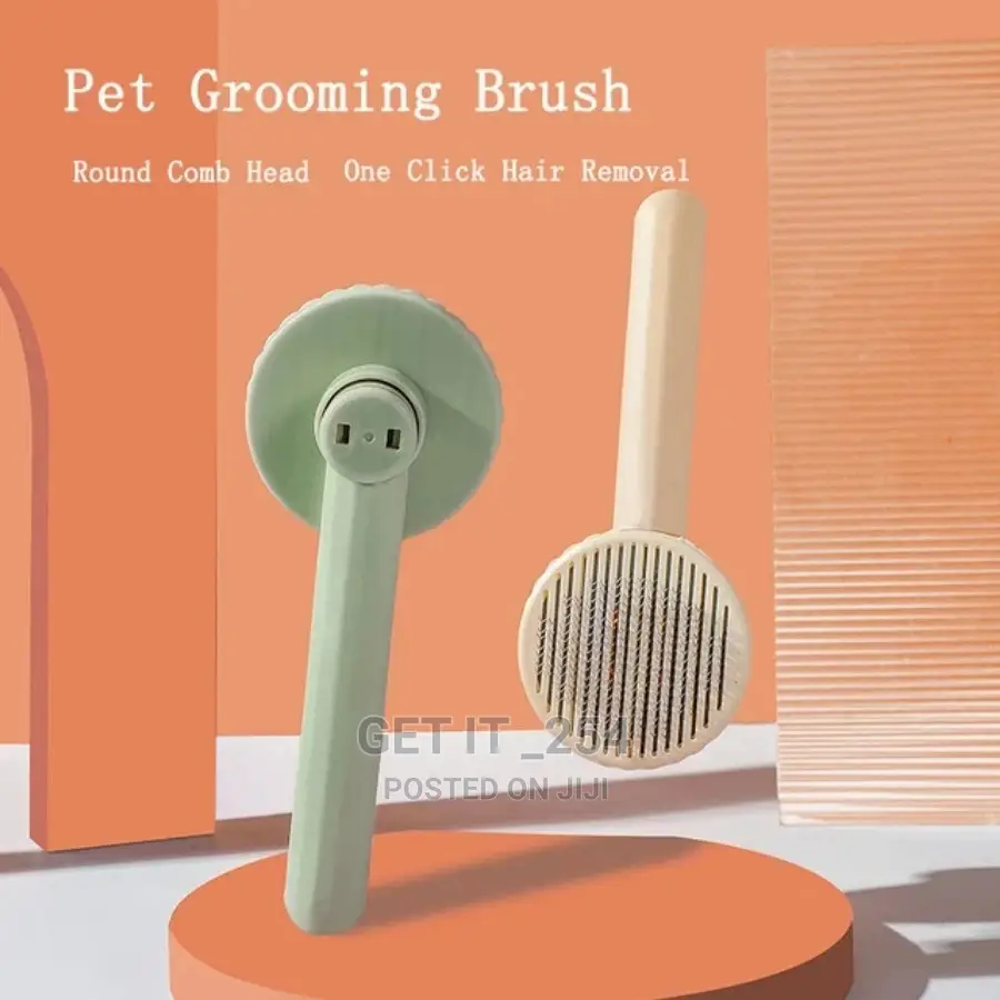 *Cat Dog Grooming Brush / Pet Hair Remover* Self Clea
