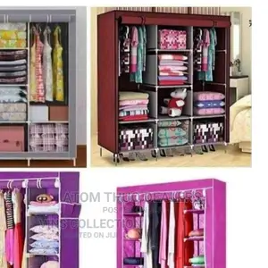 Portable Wooden Wardrobe