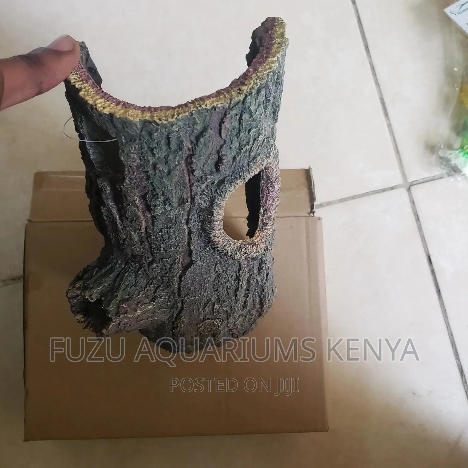 Aquarium Log Ornament