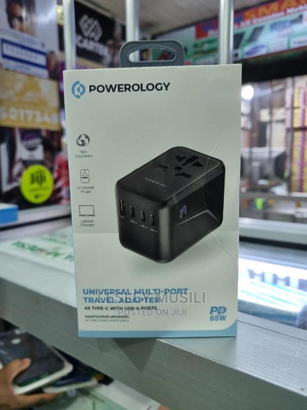 Universal Multi-Port Travel Adapter PD 65W ( 4X Type-C