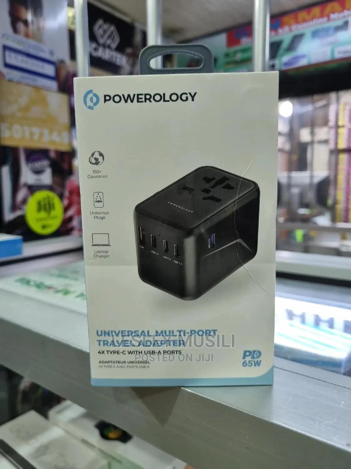 Universal Multi-Port Travel Adapter PD 65W ( 4X Type-C