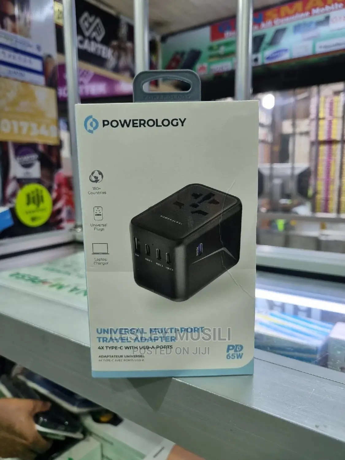 Universal Multi-Port Travel Adapter PD 65W ( 4X Type-C