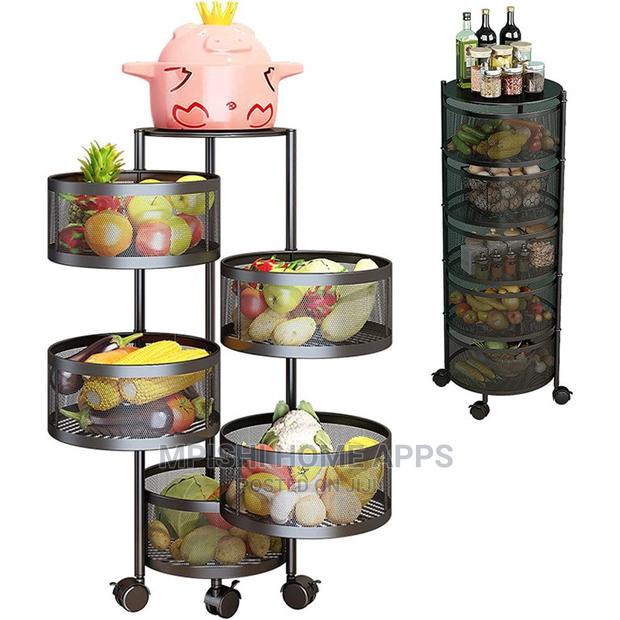 5 Layer Rotating Vegetable Rack