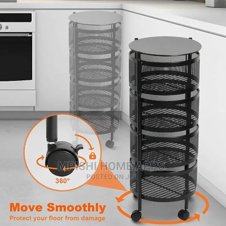 5 Layer Rotating Vegetable Rack