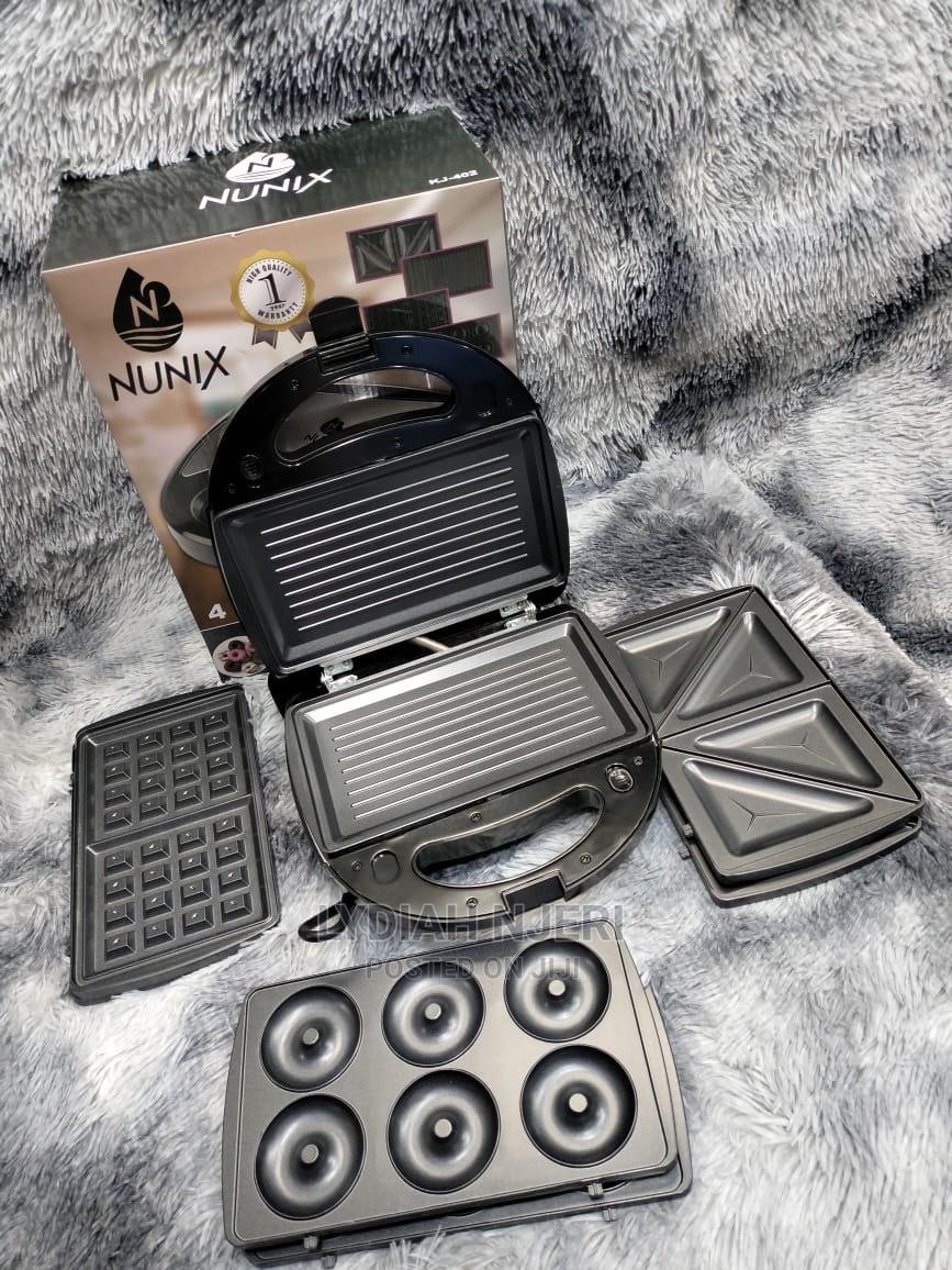 4 In1 Nonstick Sandwich Maker,Donut,Waffle Grill,700800w in Nairobi Central Kitchen