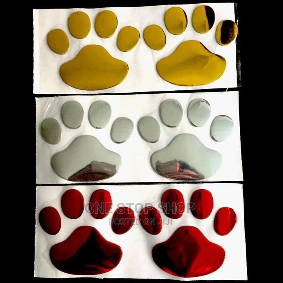 Animal Footprint Car Stickers(Red,Gold,Silver)