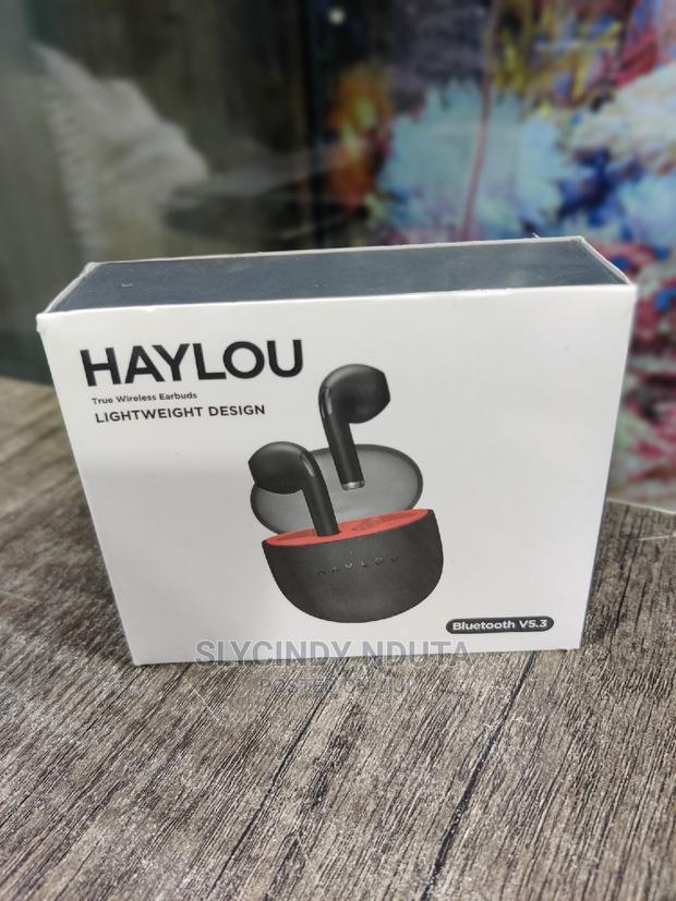 Haylou Bluetooth V5.3 True Wireless Earbuds(Black) - thumbnail 3