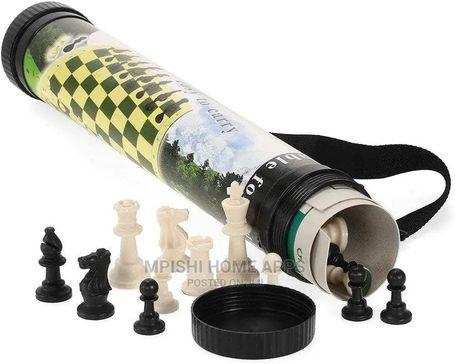 Leather Chess Game 52cm × 52cm