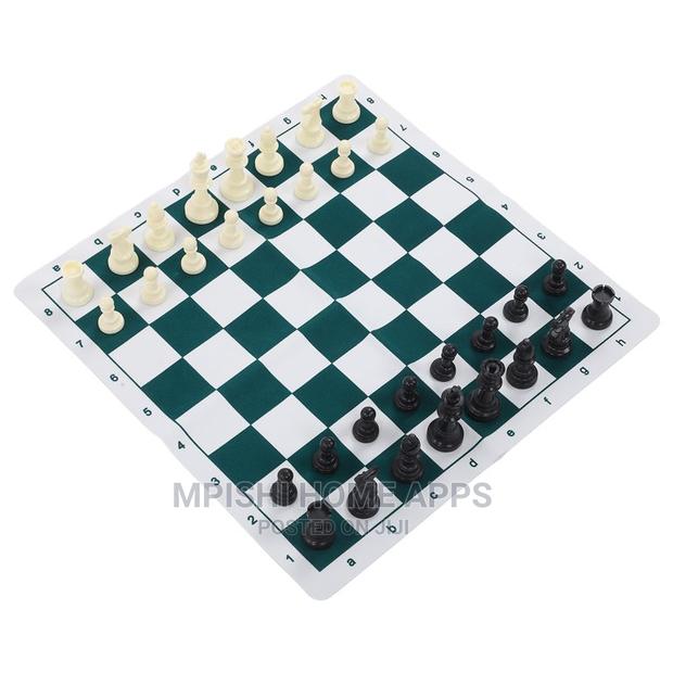 Leather Chess Game 52cm × 52cm - thumbnail 5