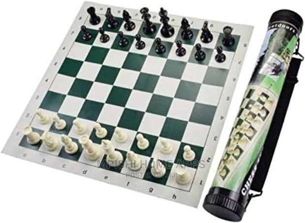 Leather Chess Game 52cm × 52cm - main view