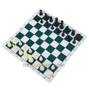 Leather Chess Game 52cm × 52cm