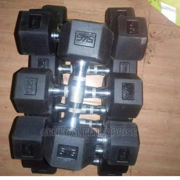Hexagon 5kg Dumbbell