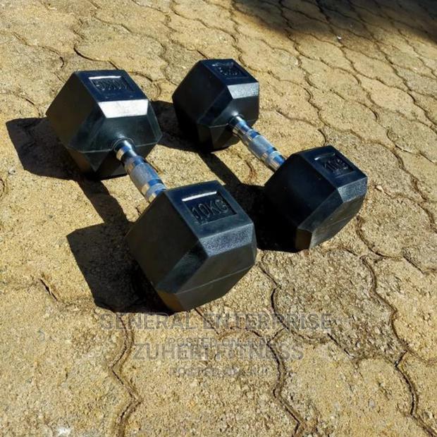 10 Kg Hexagon Dumbbell