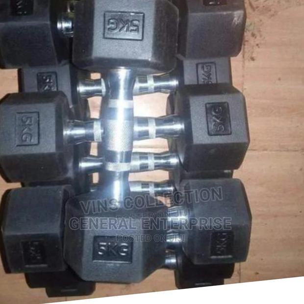 Durable Hexagon 10kg Dumbbell