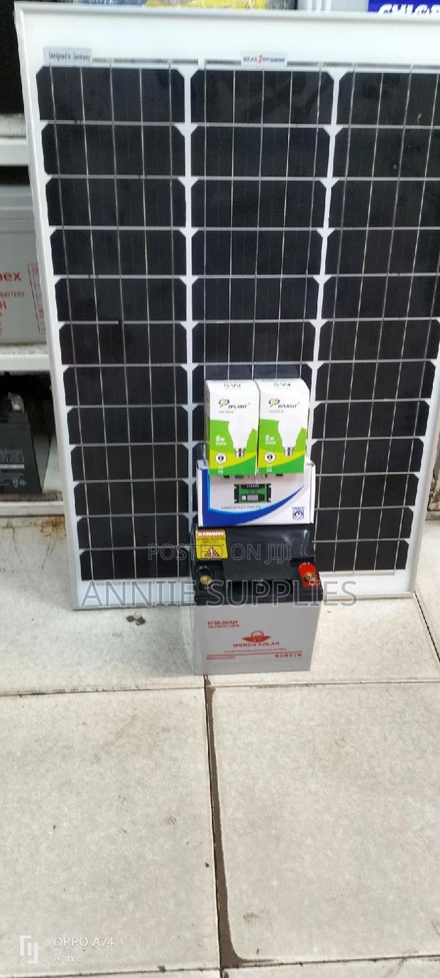 80W Lighting Home Solar System Complete 50ah Battery - main view
