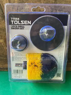 Drill Brush Set 3pcs Tolsen Drill Powered Cleaning Brush Set