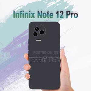 Infinix Note 12 Pro Phone Case Silicagel Black - thumbnail 2