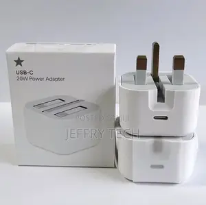 iPhone 14 13 12 Pro Max UK Plug PD 20W USB-C Type C Fast Cha
