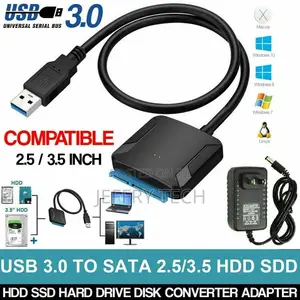 USB 3.0 to SATA III Adapter for 2.5" 3.5" SSD HDD Hard Drive